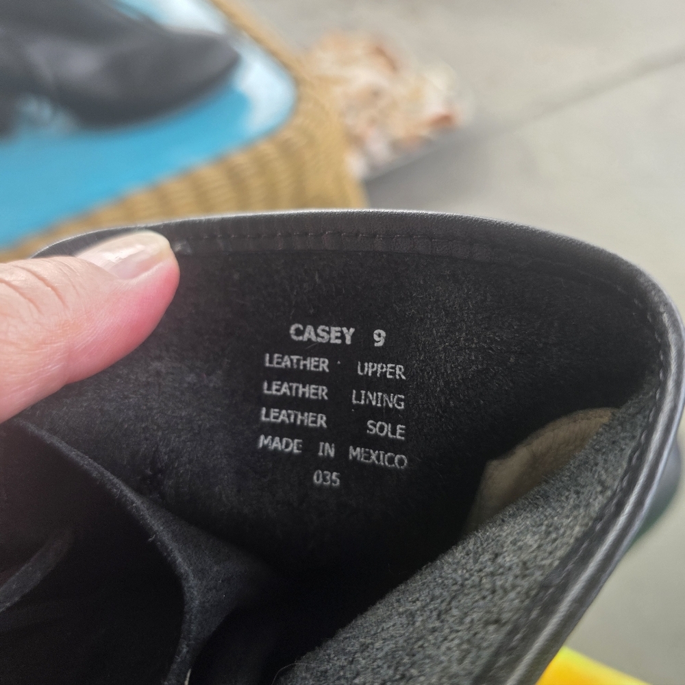 Black Leather Boots